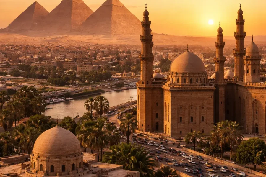 egyptian museum and old cairo