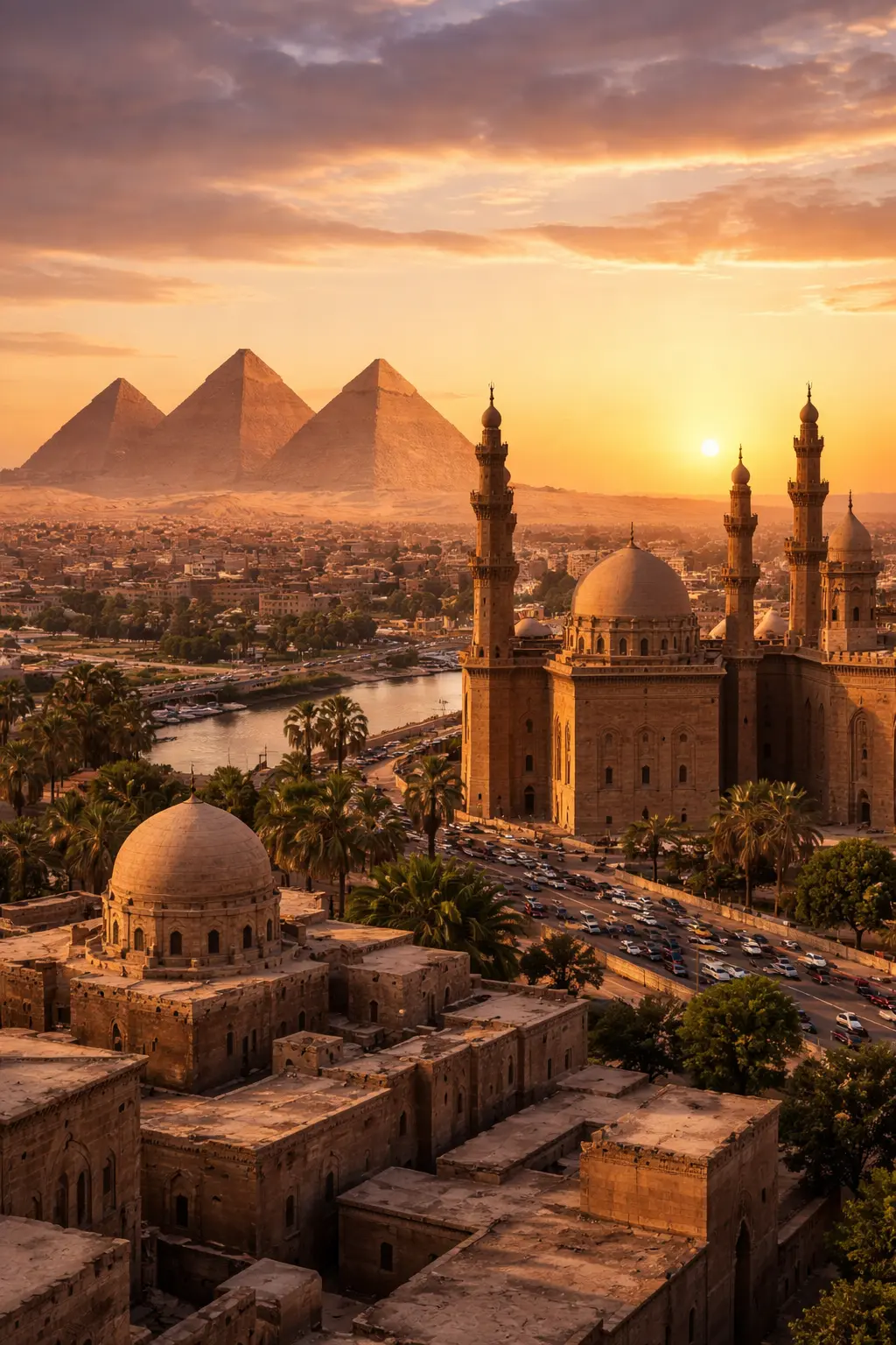 egyptian museum and old cairo