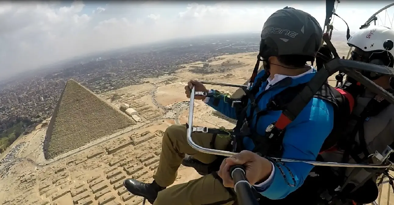 Paramotor Over Giza Complex Tour