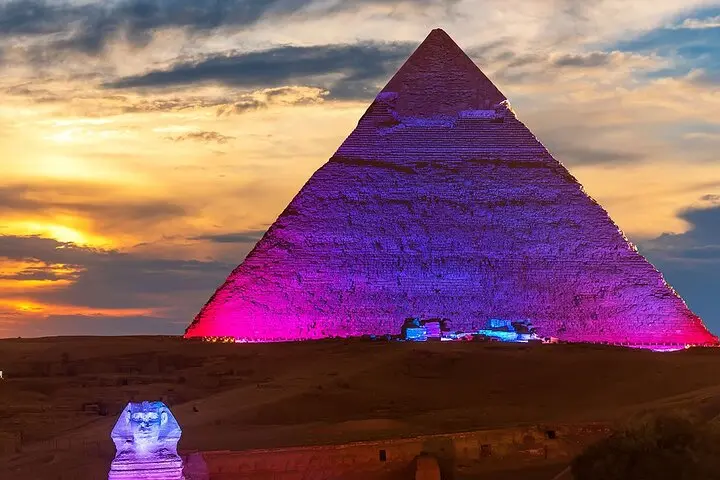 sound and light show pyramids